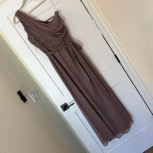 Womens one shoulder gown